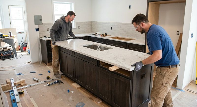 Custom Countertop Installation in Lake County, IL